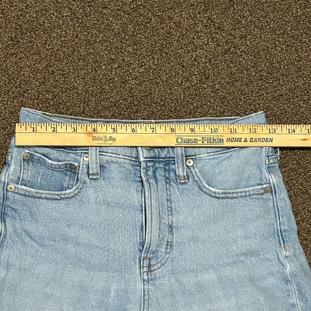 Madewell The Perfect Vintage Jean Size 25 High Rise Light Wash Tapered Leg - Picture 6 of 13